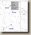 Voici maintenant quelques petits challenges pour les jumelles. 
59 d'andromde par exemple se sparera sans trop de problme avec des jumelles 10x50, mais ne montrera qu'une toile avec la majorit des jumelles 7x ou mme 8x.